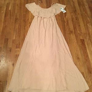 Show Me Your Mumu CAITLIN RUFFLE MAXI DRESS